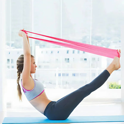 Stretch Bands For Pull Ups In Eco Latex Design - Pink / 150 cm