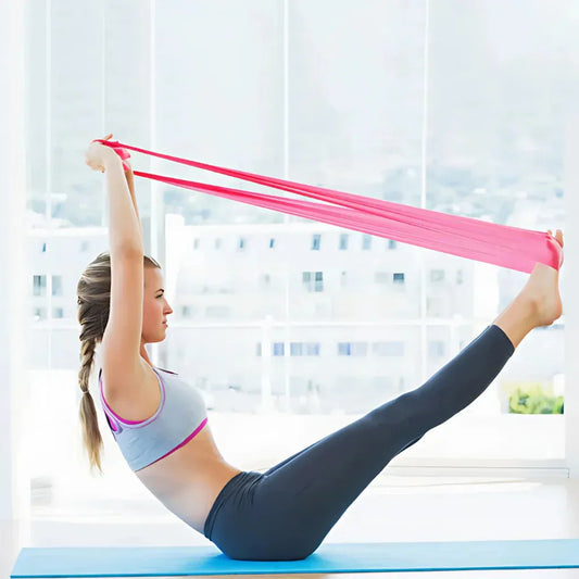 Stretch Bands For Pull Ups In Eco Latex Design - Pink / 150 cm