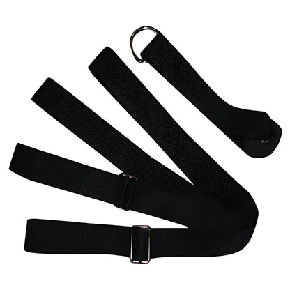 Stretching Exercise Strap For Flexibility Training - Black