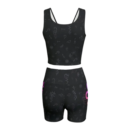 Tetra Soul Chakra Yoga Short Sets For Women