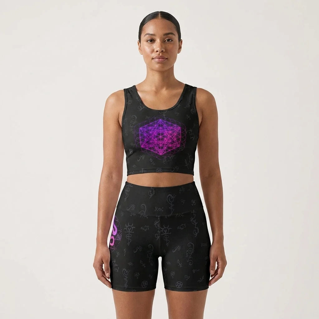 Tetra Soul Chakra Yoga Short Sets For Women