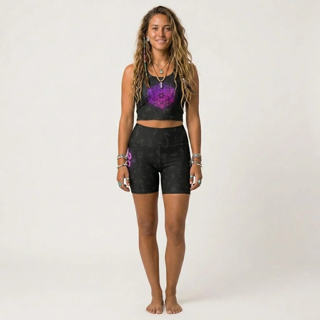Tetra Soul Chakra Yoga Short Sets For Women