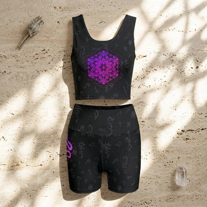 Tetra Soul Chakra Yoga Short Sets For Women