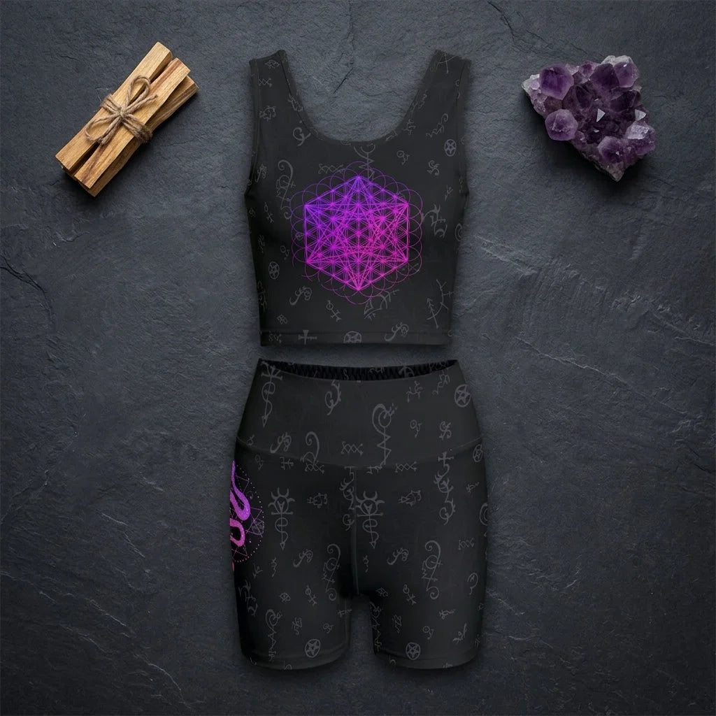 Tetra Soul Chakra Yoga Short Sets For Women
