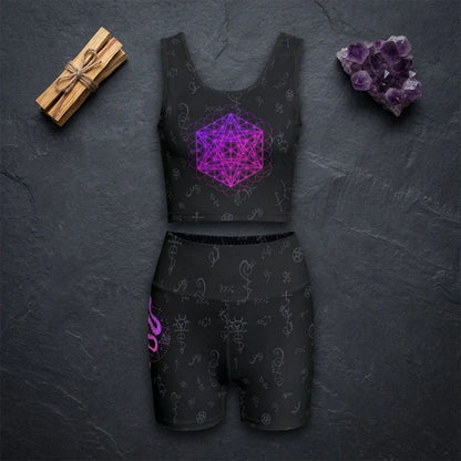 Tetra Soul Chakra Yoga Short Sets For Women