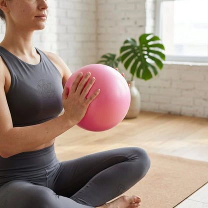 Textured Small Yoga Ball For Core And Balance Workouts