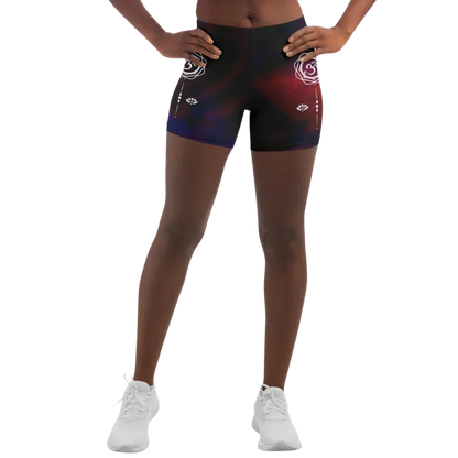 Tie Dye Om Hot Shorts Yoga For Spiritual Flow