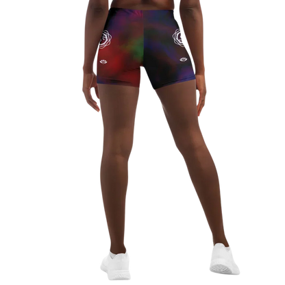 Tie Dye Om Hot Shorts Yoga For Spiritual Flow