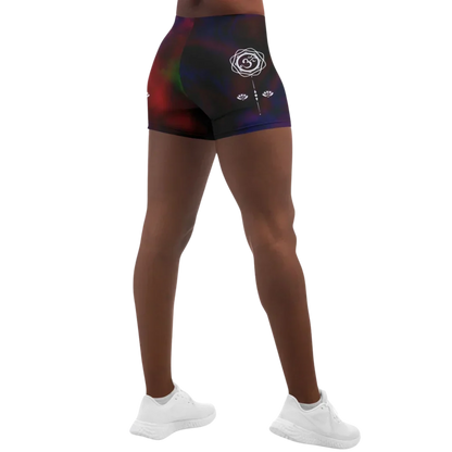 Tie Dye Om Hot Shorts Yoga For Spiritual Flow