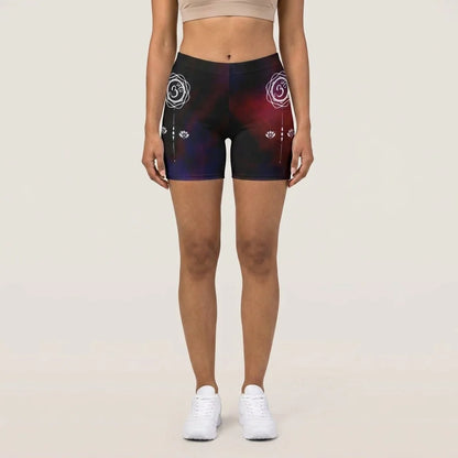 Tie Dye Om Hot Shorts Yoga For Spiritual Flow
