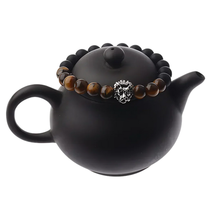 Tiger Eye Bead Bracelet For Strength And Grounding
