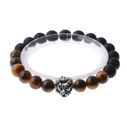 Tiger Eye Bead Bracelet For Strength And Grounding