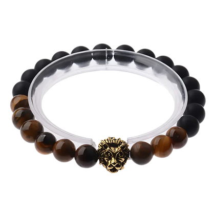 Tiger Eye Bead Bracelet For Strength And Grounding