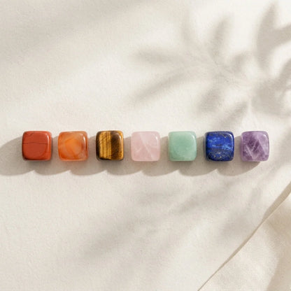 Tumble Stones Crystals Set For Chakra Energy Balance - Set of 7 stones