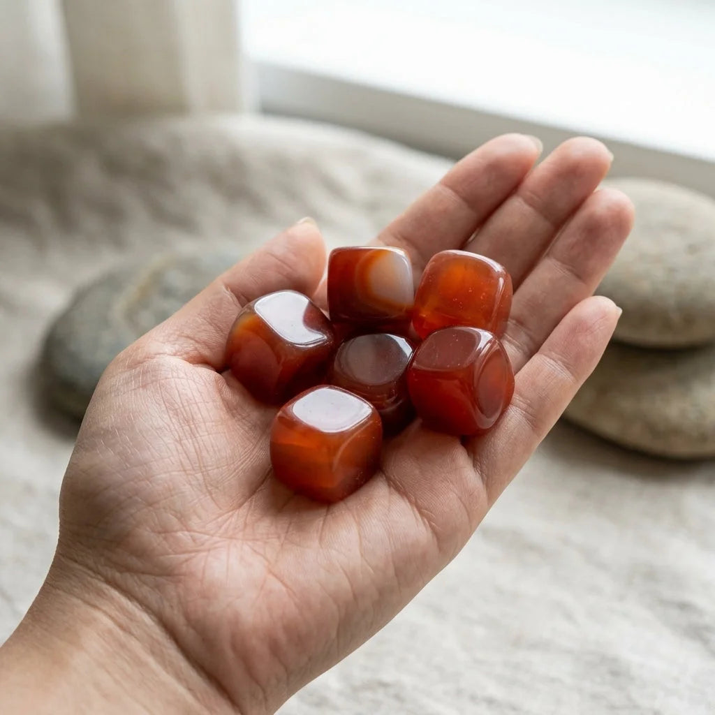 Tumble Stones Crystals Set For Chakra Energy Balance - Set of 7 stones