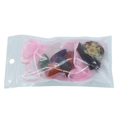 Tumbled Crystals Set For Meditation And Chakra Balance - Bagged