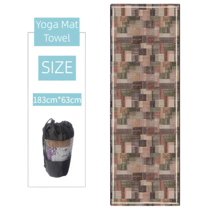 Ultra Grip Yoga Mat Towel Grip For Sweat-Free Flow - Infinity / 183x63 cm