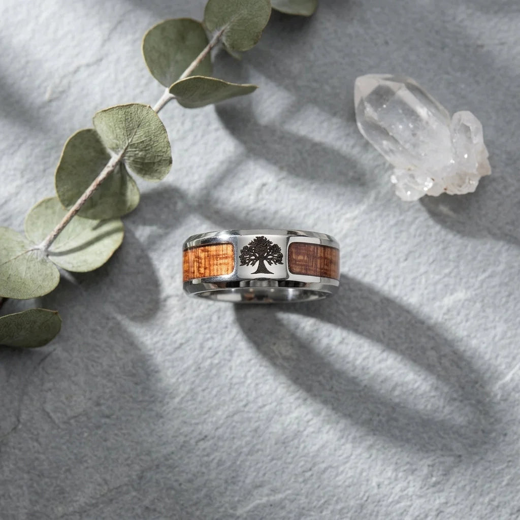 Unique Stainless Steel Rings With Symbolic Designs