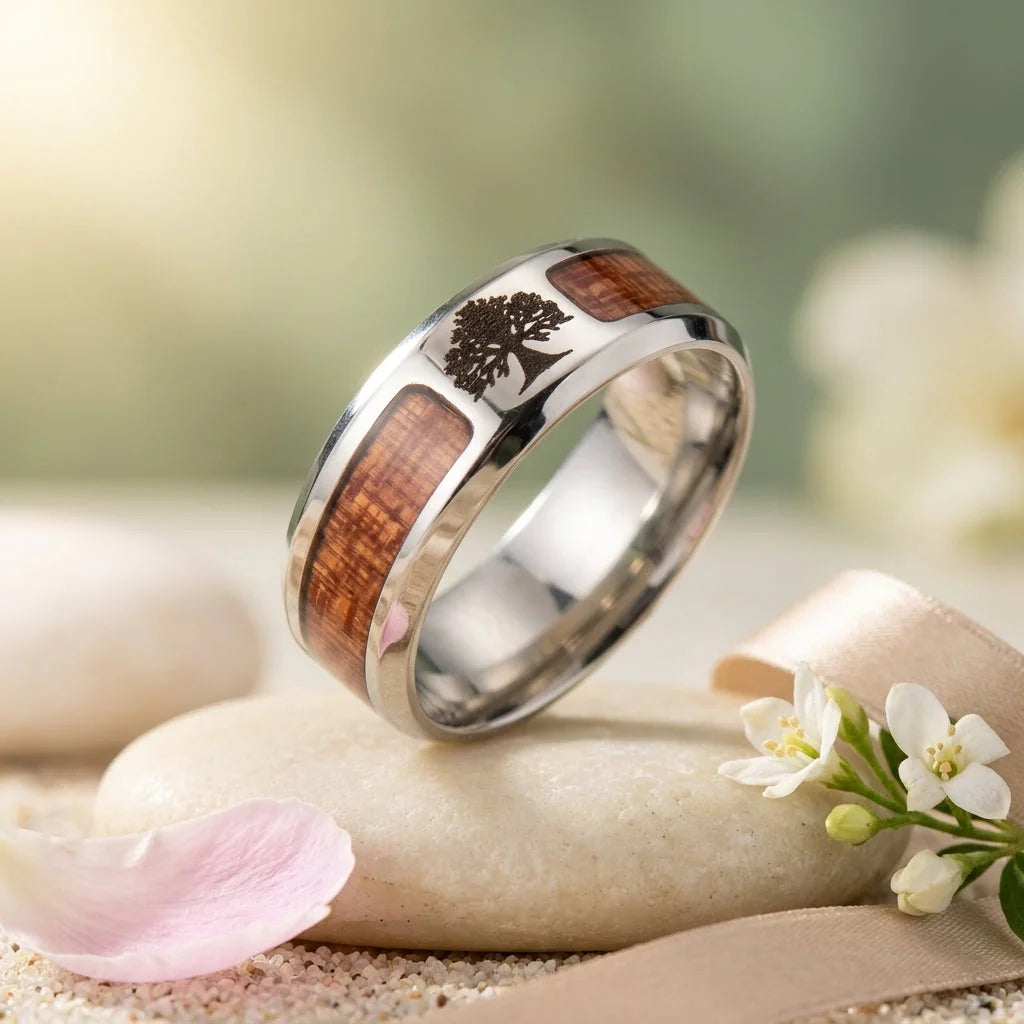 Unique Stainless Steel Rings With Symbolic Designs