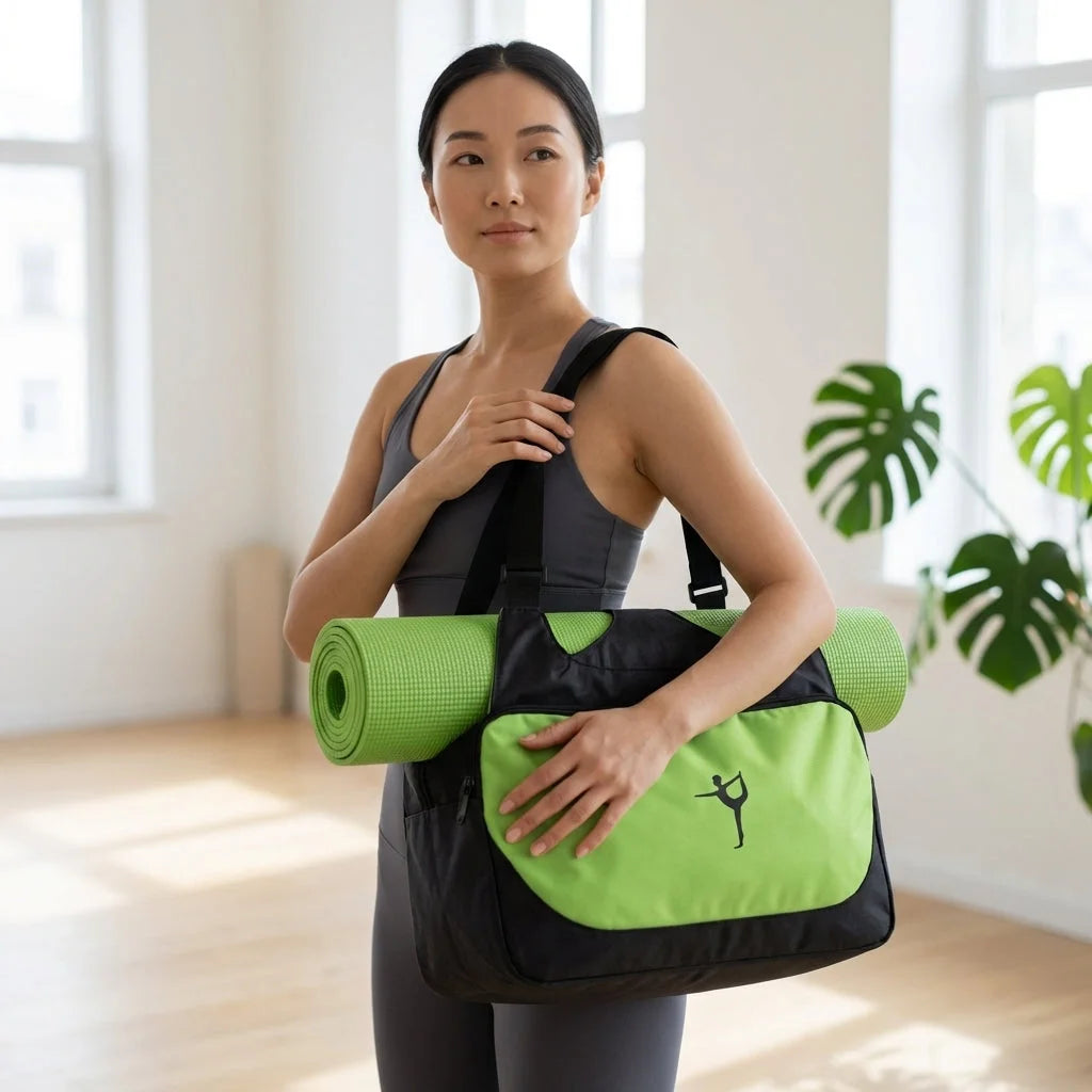 Waterproof Oxford Yoga Duffle Bag With Compartments