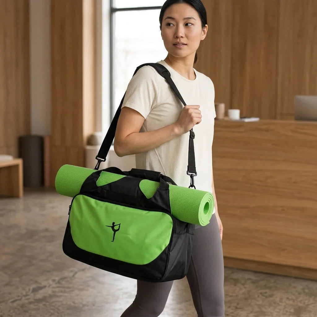 Waterproof Oxford Yoga Duffle Bag With Compartments