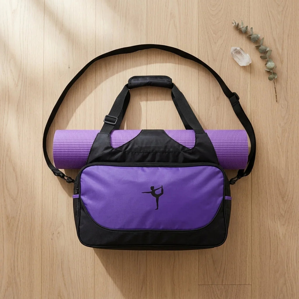 Waterproof Oxford Yoga Duffle Bag With Compartments