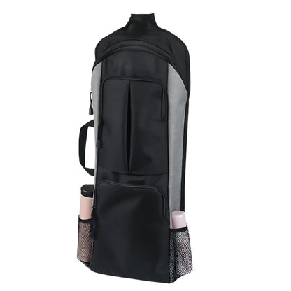 Waterproof Rucksack Yoga Duffel With One Shoulder Strap - Grey / 68x28x11 cm