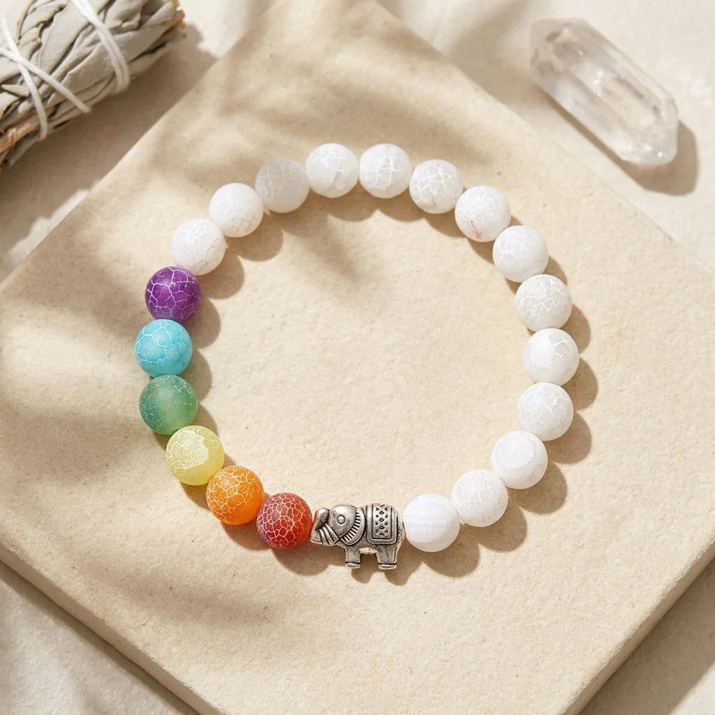 Weathered Alloy Beaded Braclet For Everyday Grounding