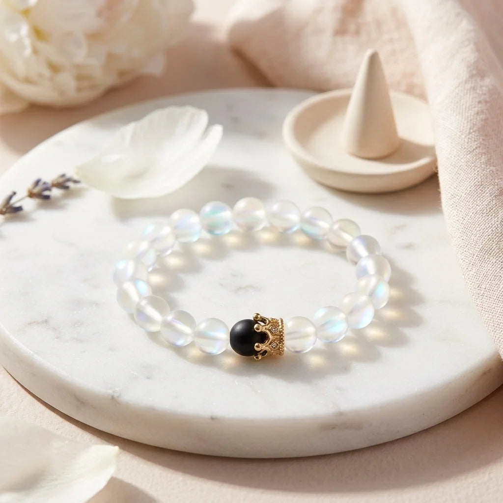 Weathered Alloy Beaded Braclet For Everyday Grounding