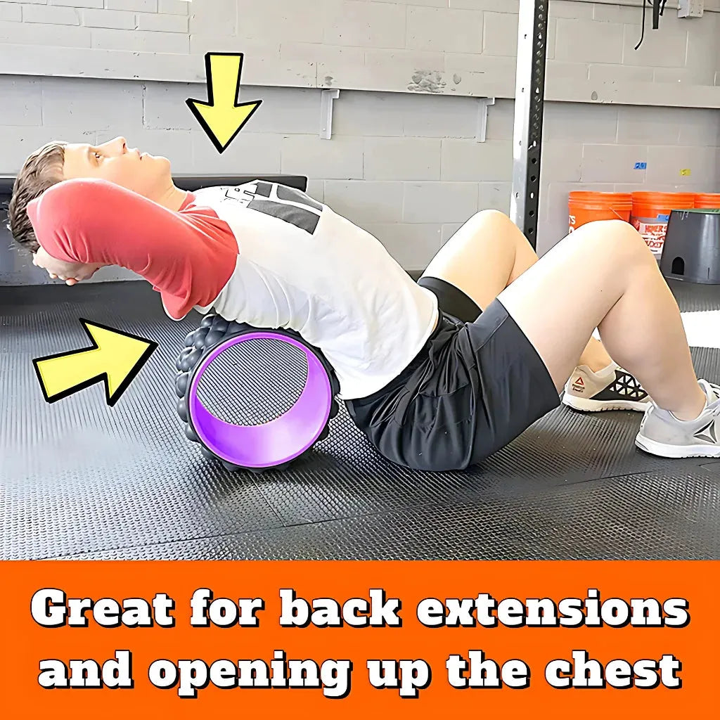 Wheel Stretching Tool For Flexibility And Recovery