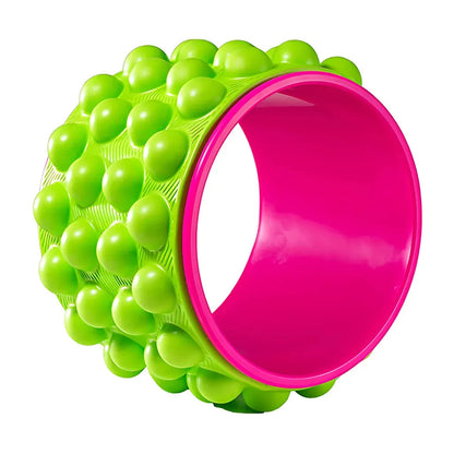 Wheel Stretching Tool For Flexibility And Recovery - Inner rose red turquoise