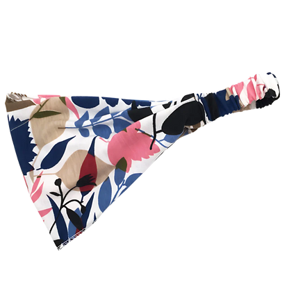 Wide Boho Headbands With Floral Print For Women - Style