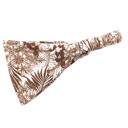 Wide Boho Headbands With Floral Print For Women - Style D