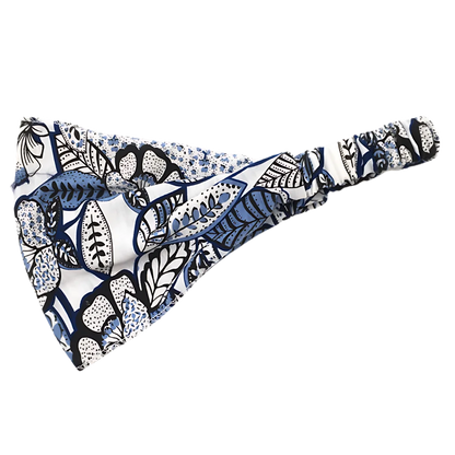 Wide Boho Headbands With Floral Print For Women - Style E