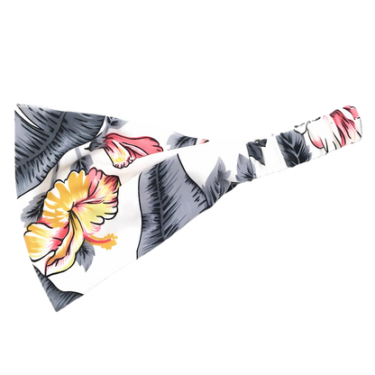 Wide Boho Headbands With Floral Print For Women - Style G