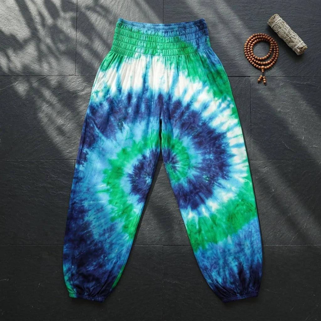 Women’s Boho Pants With High Waist Bloomers Fit
