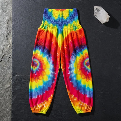Women’s Boho Pants With High Waist Bloomers Fit
