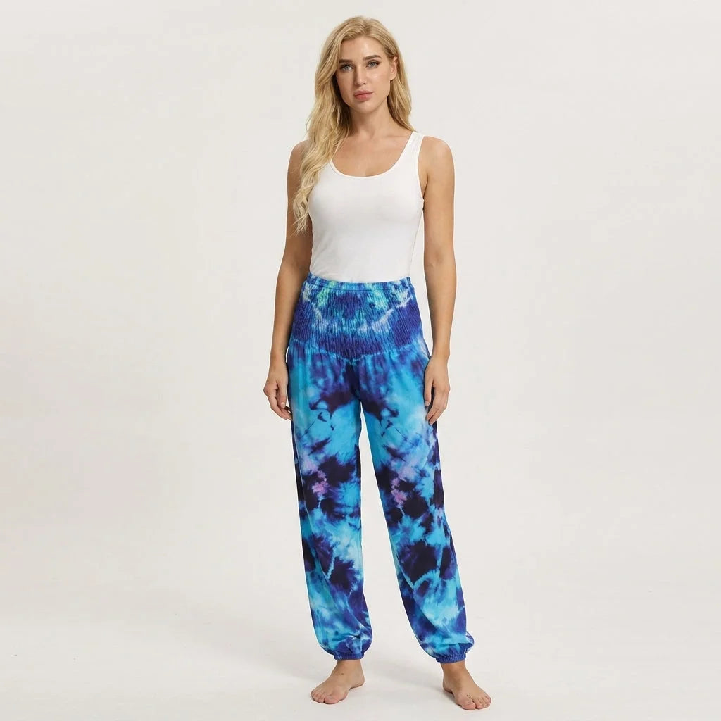 Women’s Boho Pants With High Waist Bloomers Fit