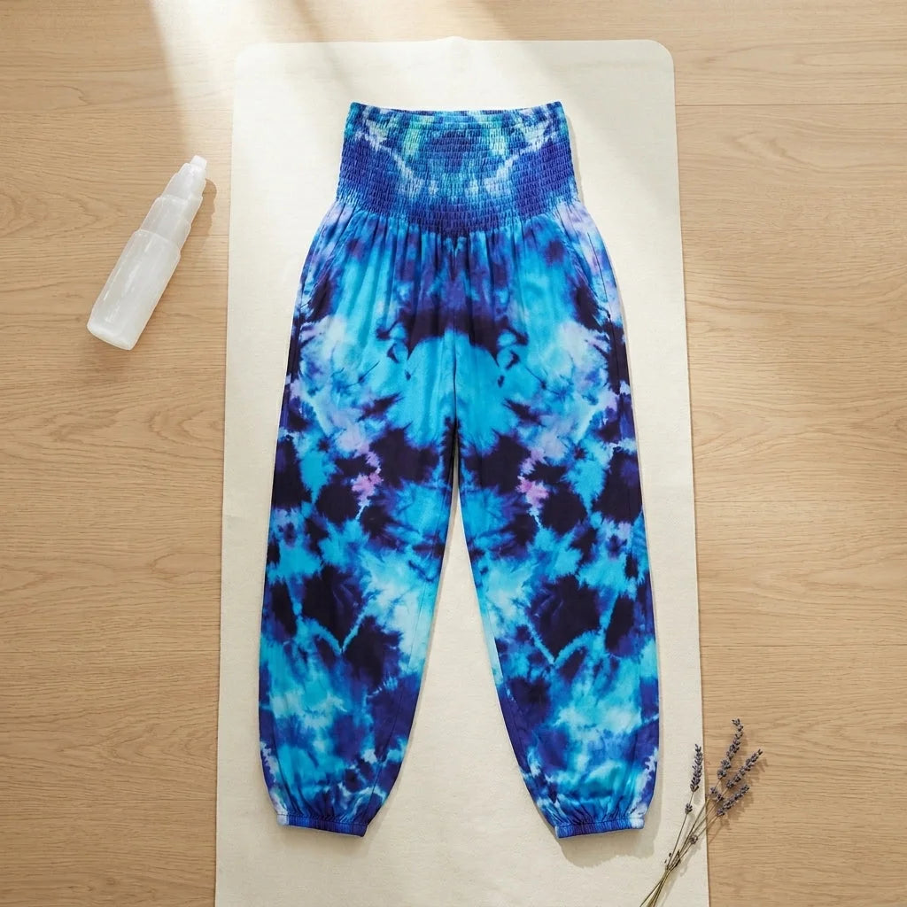 Women’s Boho Pants With High Waist Bloomers Fit