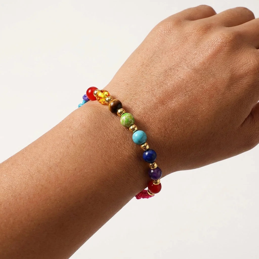 Woven Bracelets With Adjustable Copper Beads