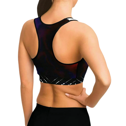 Yoga Bralettes With Om Symbol And Tie Dye Base