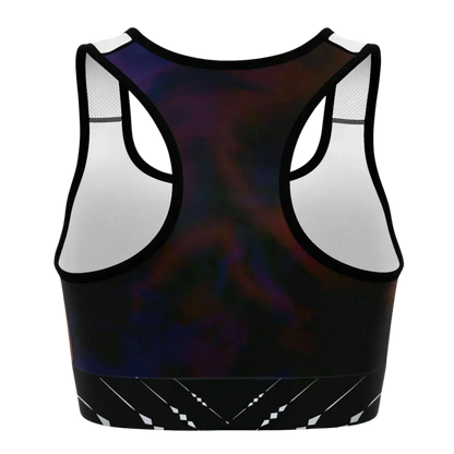 Yoga Bralettes With Om Symbol And Tie Dye Base