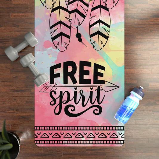 Yoga Pilates Mat With Dream Catcher Print - 24x68