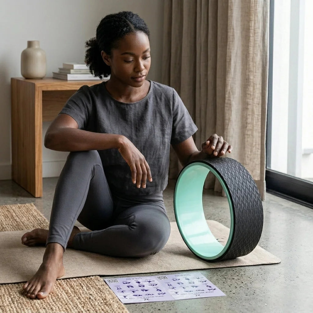 Yoga Roller Wheel For Back Support And Flexibility
