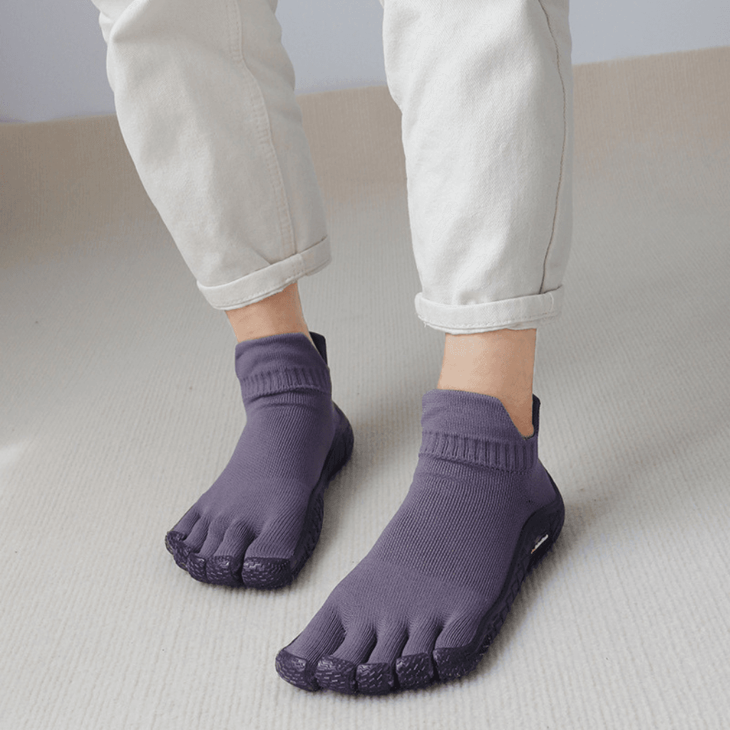Yoga Shoes Arch Support For Balance And Comfort - Grape Purple / 35