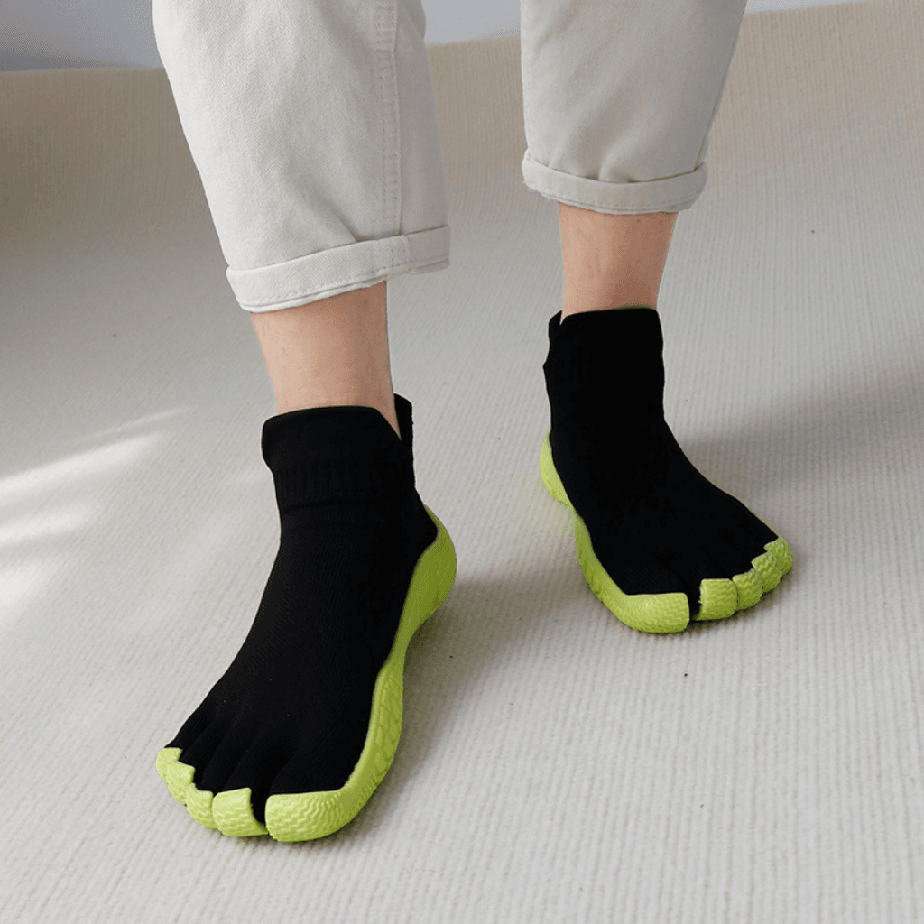 Yoga Shoes Arch Support For Balance And Comfort - Green Black / 35