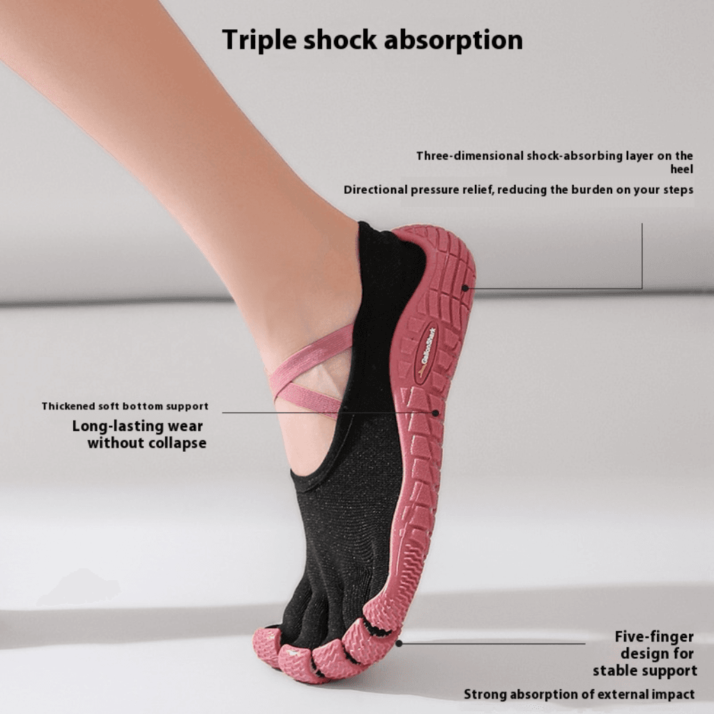 Yoga Shoes For Plantar Fasciitis With Five-Toe Design