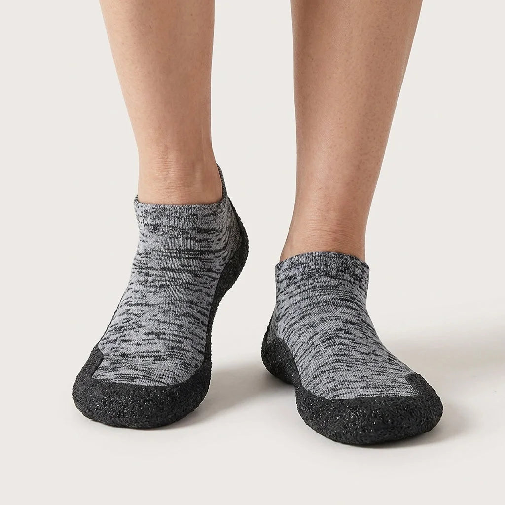 Yoga Slip On Shoes With Wedge Sole And Round Toe